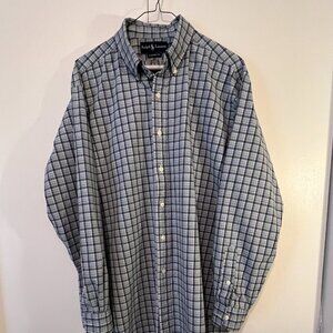 Men's Ralph Lauren Polo Casual Button Down Shirt, Size L Classic Fit, Cotton